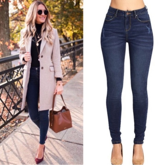 Blue Age Denim - {Blue Age}Jr Sz 11 Butt LiftingJeans,DarkBlue